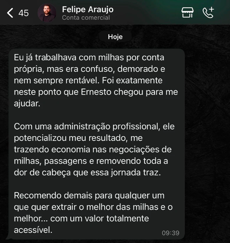 Depoimento 1 - CloudMiles